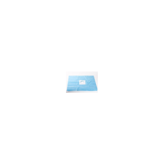 Drap chirurgical stérile 90x75 cm avec ouverture de 7 cm-Lire la description