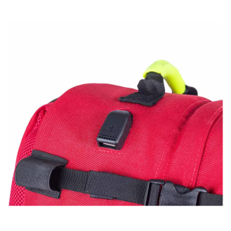 Sac à dos sanitaire de secours rouge-Lire la description