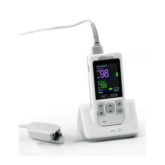Tragbarer Pulsoximeter M800 mit Erwachsenensensor - Hochauflösender TFT-LCD-Bildschirm, flexibler Betrachtungswinkel und mehreren Überwachungsmodi-Beschreibung lesen