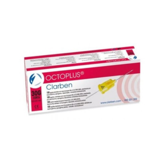 AGUJA DENTAL 30G CORTA 0,3 X 21MM (100 UDS.)-Leer más