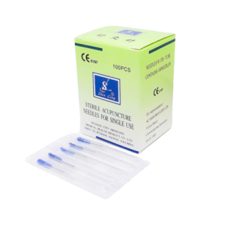 Sterile Akupunkturnadeln mit Führungsröhrchen - 0,30 mm x 40 mm - Packung mit 100 Stück-Beschreibung lesen