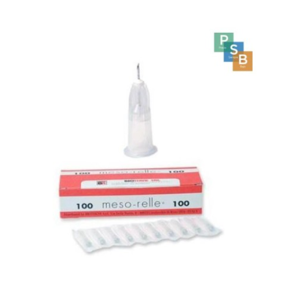 Aiguilles de mésothérapie BIOTEKNE 27G 0,4x4mm (100/boîte, Gris) Aiguilles de mésothérapie BIOTEKNE 27G 0,4x4mm (100/boîte, Gris)-Lire la description