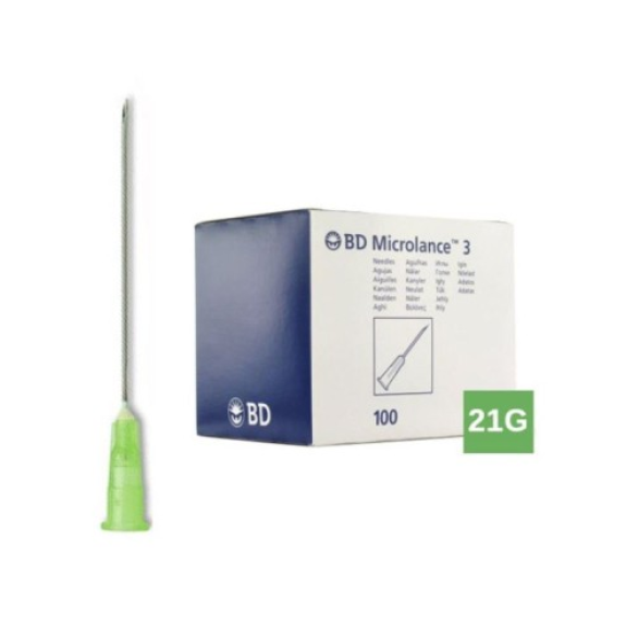Ago ipodermico 21G 1" 0,8mm x 25mm-Leggi tutto