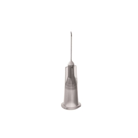 AGUJA 0,4mm X 13mm, LUER 27G 1/2" CAJA 100 UDS. (GRIS) BD-Leer más