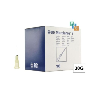 BD Microlance 3 Hypodermic Nadeln 0,3mm x 13mm 30G 1/2" - Box mit 100 (Gelb)-Beschreibung lesen