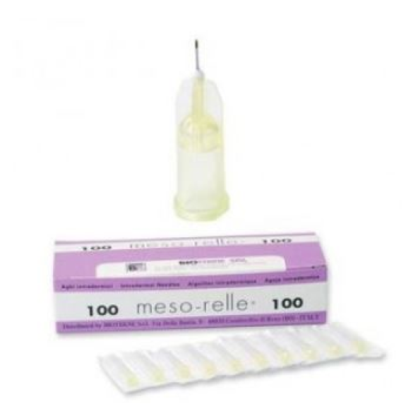 Aiguilles de Mésothérapie BIOTEKNE Mesorelle 30G 0.3x8mm - Boîte de 100 (Jaunes) Aiguilles de Mésothérapie BIOTEKNE Mesorelle 30G 0.3x8mm - Boîte de 100 (Jaunes)-Lire la description