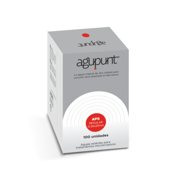 AGUPUNT APS Agujas de Acupuntura en Seco 0,25mm x 25mm con Guía (Rojo) - Caja de 100 AGUPUNT APS Agujas de Acupuntura en Seco 0,25mm x 25mm con Guía (Rojo) - Caja de 100-Leer más