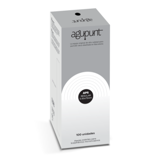 AGUPUNT APS Agujas de Punción Seca Regulares 0,30mm x 75mm con Guía - Caja de 100-Leer más