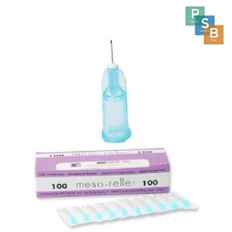 Agujas de Mesoterapia BIOTEKNE 31G 0,26x4mm Azul (Caja de 100)-Leer más