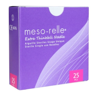 AGUJA MESOTERAPIA EXTRA THIN WALL 27G 0,40 X 12 MM., CAJA 25 UD.-Leer más