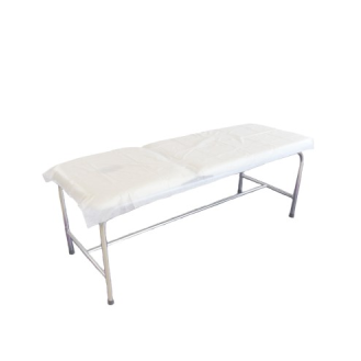KLMED Einweg-Weißlaken für Trage, 80x200cm, Reißfest, Weich und Hypoallergen, Packung mit 5 Stück-Beschreibung lesen