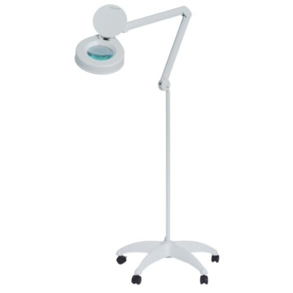 LAMPE LOUPE AVEC BASE ROULANTE 5 DIOPTRIES-Lire la description