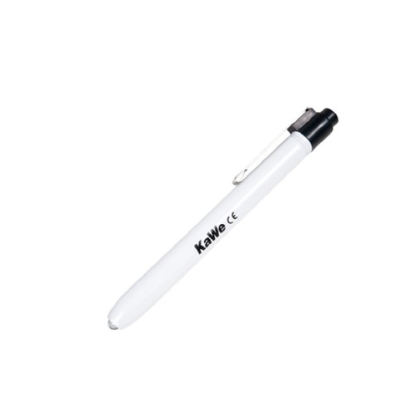 Taschenlampe aus Metall mit Druckknopf-Beschreibung lesen