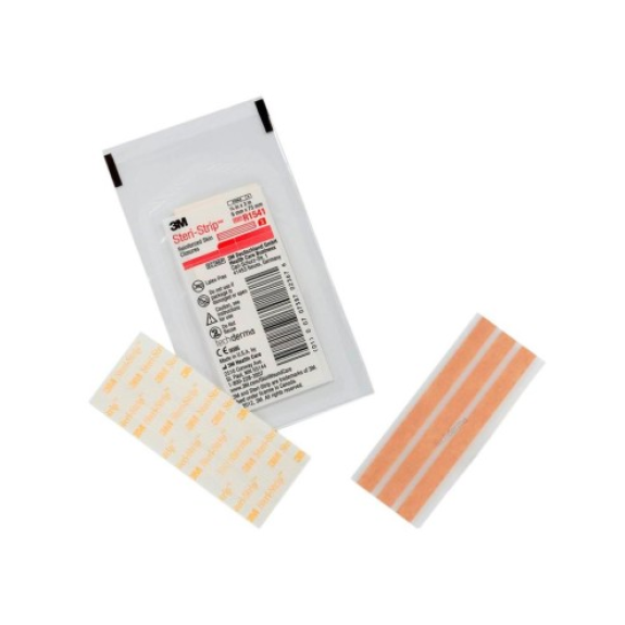 Steri-Strip verstärkte Hautklebestreifen - 6x75mm (3 Streifen) (50 Beutel)-Beschreibung lesen