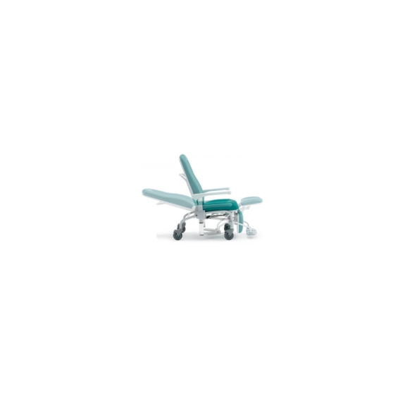 FAUTEUIL DE REPOS GIVAS "SINCRO PLUS" MOUVEMENT SYNCHRONISÉ AVEC ROUES ET REPOSE-PIEDS-Lire la description