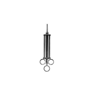 SERINGUE MÉTALLIQUE POUR LAVAGE D'OREILLES 100 ML-Lire la description