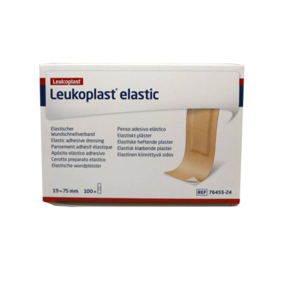Leukoplast Elastic - Latexfreie Klebeverbände für empfindliche Haut (100 Stück, 19x75) Leukoplast Elastic - Latexfreie Klebeverbände für empfindliche Haut (100 Stück, 19x75)-Beschreibung lesen