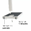Bilancia elettronica a colonna 250 kg