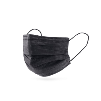 MASCARILLA QUIRURGICA 3 CAPAS NEGRA (CAJA 50 UNIDADES)-Leer más