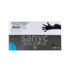 Guantes de nitrilo negros SANICEN, sin polvo, talla L, caja de 100 (sensibles) Guantes de nitrilo negros SANICEN, sin polvo, talla L, caja de 100 (sensibles)