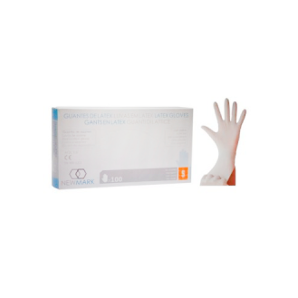 GUANTE DE LATEX CON POLVO T-P CAJA 100 UNIDADES-Leer más