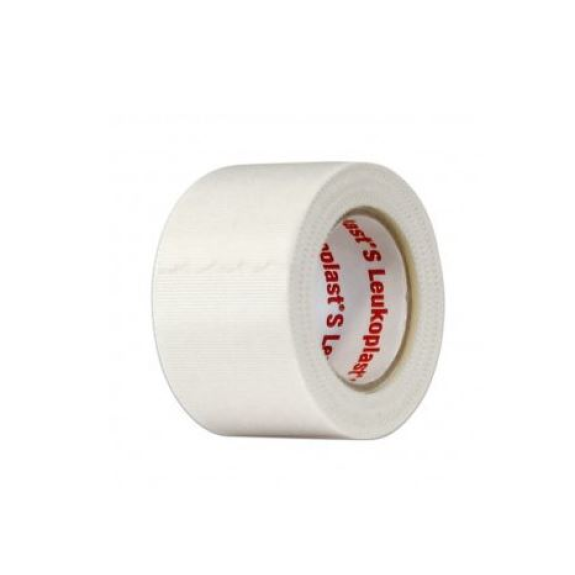 Leukoplast S 2,5cm x 5m Venda de tela blanca: alta adherencia y resistencia-Leer más