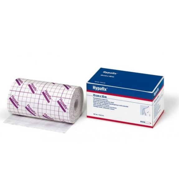 Hypafix 15cm x 10m Tela hipoalergénica, elástica y autoadhesiva para una fijación segura y cómoda de vendajes-Leer más