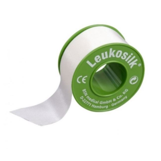 Leukosilk Silk Sparrape - Hypoallergenes weißes Klebeband für empfindliche Haut-Beschreibung lesen