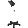 Support de bras pour prélèvements chromé noir H69"