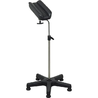 Support de bras pour prélèvements chromé noir H69"-Lire la description