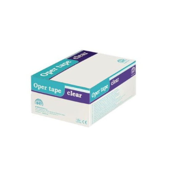 Nastro trasparente microforato IBER HOSPITEX Oper Clear - Film microforato trasparente per una facile manipolazione e adesione flessibile (24 pezzi)-Leggi tutto