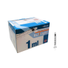Siringa 1 ml a tre corpi con Luer Lock