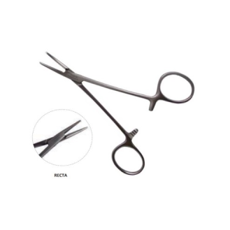 Pinza Hemostática de Mosquito TALEXCO de Acero Inoxidable Japonés, 13cm Recta sin Dientes-Leer más