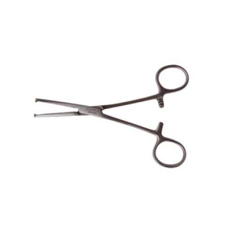 Pinze di Kocher dritte Fleming da 14 cm con denti 2:1