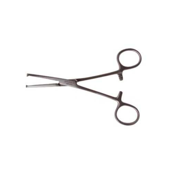 Pinzas de Kocher rectas Fleming de 14 cm con dientes 2:1-Leer más