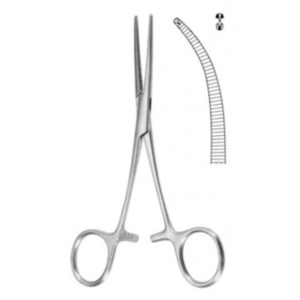 PINZA KOCHER C/D CURVA 14 CM-Leer más