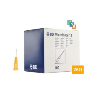 BD Microlance 3 Hypodermic Nadeln 0,5 mm x 16 mm, 25G 5/8" Luer (Box mit 100, Orange)-Beschreibung lesen
