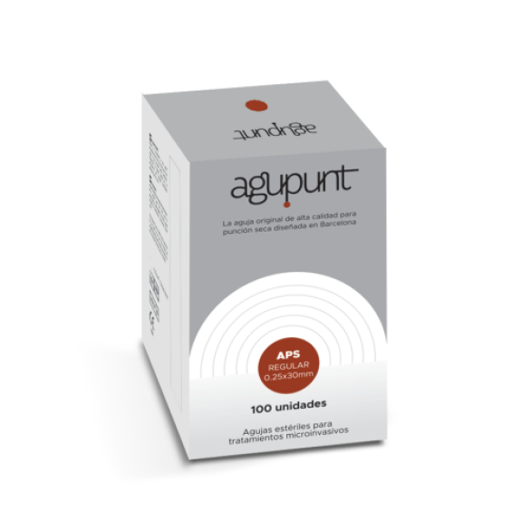 AGUPUNT Regular APS Agujas Secas 0,25mm x 30mm con Guía - Caja de 100-Leer más