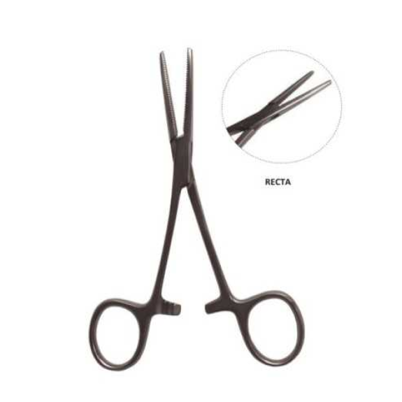 Pinza Emostatica Dritta in Acciaio Inossidabile Fleming, Lunghezza 14cm-Leggi tutto