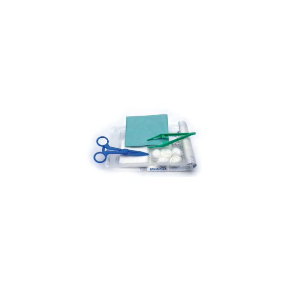 Set de curas estéril con accesorios integrados-Leer más