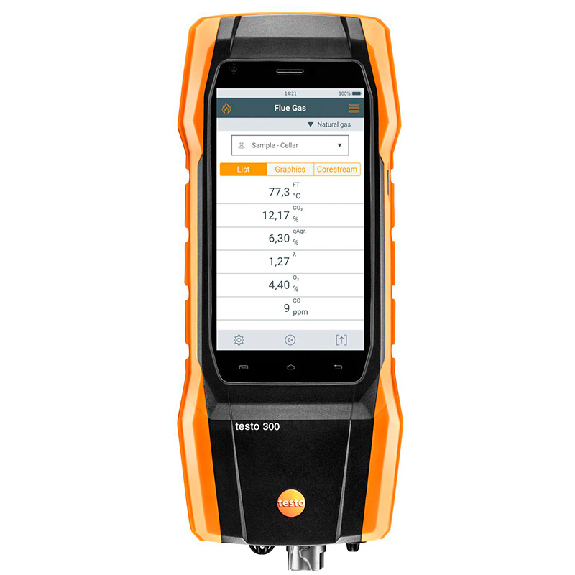 Analizador Testo - Set 300 Longlife con dilución con impresora-Leer más