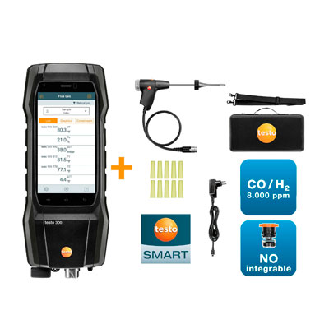Analizador Testo 300 con sonda de humos compacta-Leer más