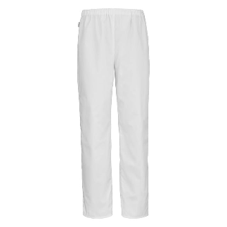 Pantalon Medical Unisexe Polycoton Noa Blanc-Lire la description