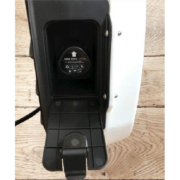 Irroratrice a spalla elettrica LE12 con batteria ricaricabile al litio.-Beschreibung lesen