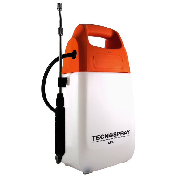 Irroratrice a tracolla elettrica LE6 con batteria ricaricabile al litio.-Leggi tutto