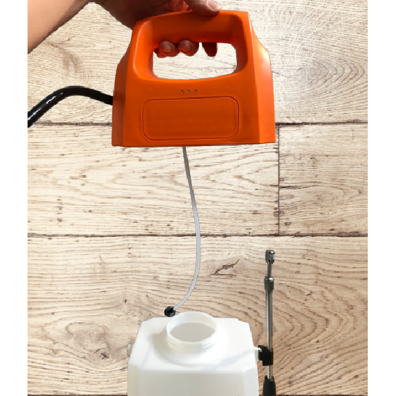 Irroratrice a tracolla elettrica LE6 con batteria ricaricabile al litio.-Leggi tutto