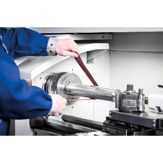 Pferd Korund Schleifbandrolle Gewebe SBR Breite 50mmxLnge 50m A180 fr-Beschreibung lesen