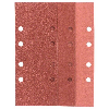 Schleifblatt-Set für Schwingschleifer, 25-teilig, 8 Löcher, 93 x 230 mm, 60-240