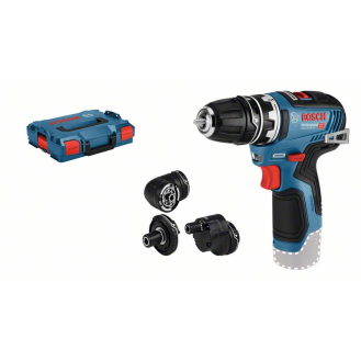 Bosch Akku-Bohrschrauber GSR 12V-35 FC, Solo Version, 4 Aufstze, L-BOXX-Beschreibung lesen