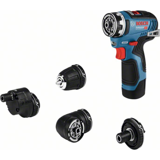 Bosch Akku-Bohrschrauber GSR 12V-35 FC, Solo Version, 4 Aufstze, L-BOXX-Beschreibung lesen